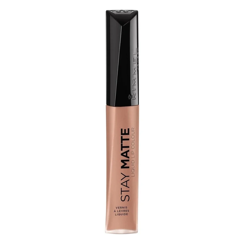 2 Pack Rimmel Stay Matte Lip Liquid, 710 Latte To Go, 0.21 Fl Oz